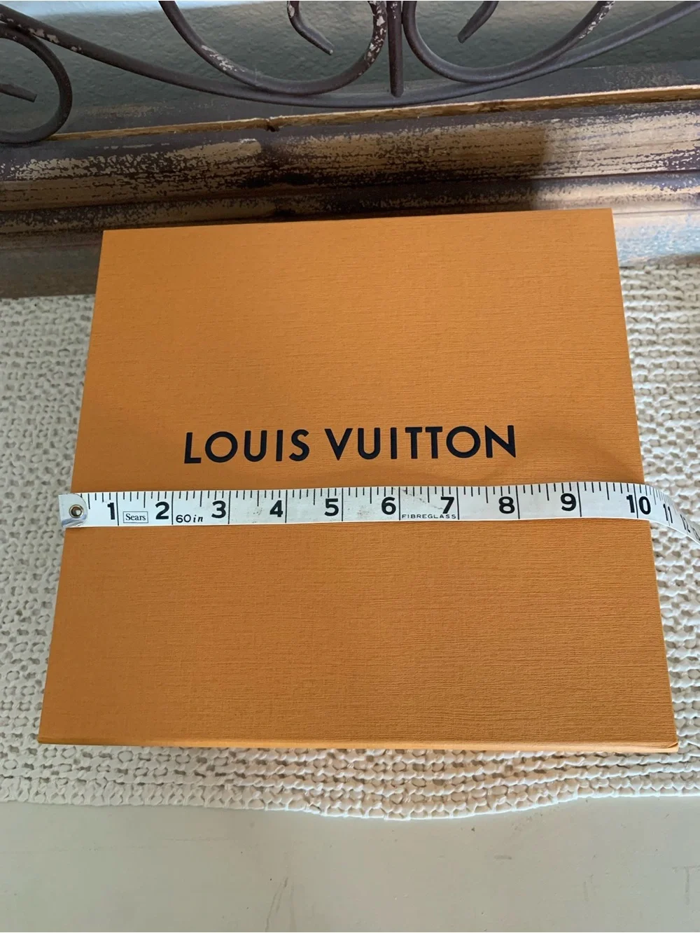 Authentic Louis Vuitton Medium Empty Gift Box Magnetic with Tissue, 10.25x10x5